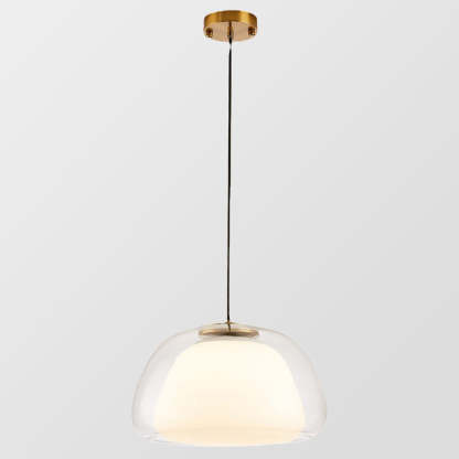 Modern Milk Glass Jelly Pendant Light -Homdiy