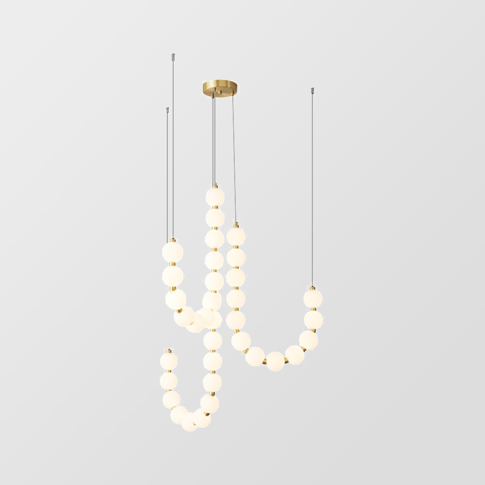 Luxury White Necklace Chandelier -Homdiy