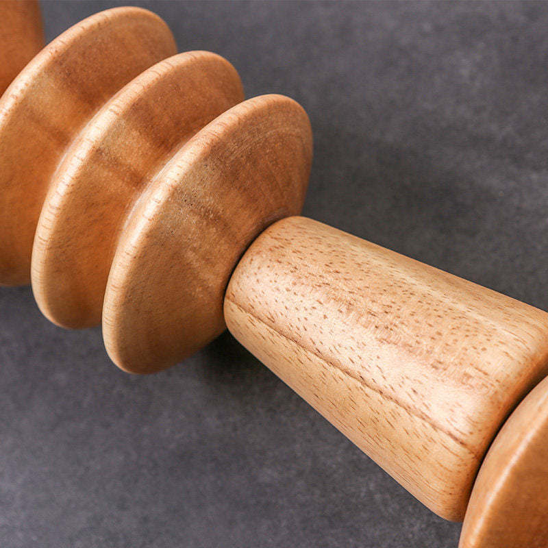 Retro Wooden Geometric Beads String Lights Hanging Pendant Lighting -Homdiy