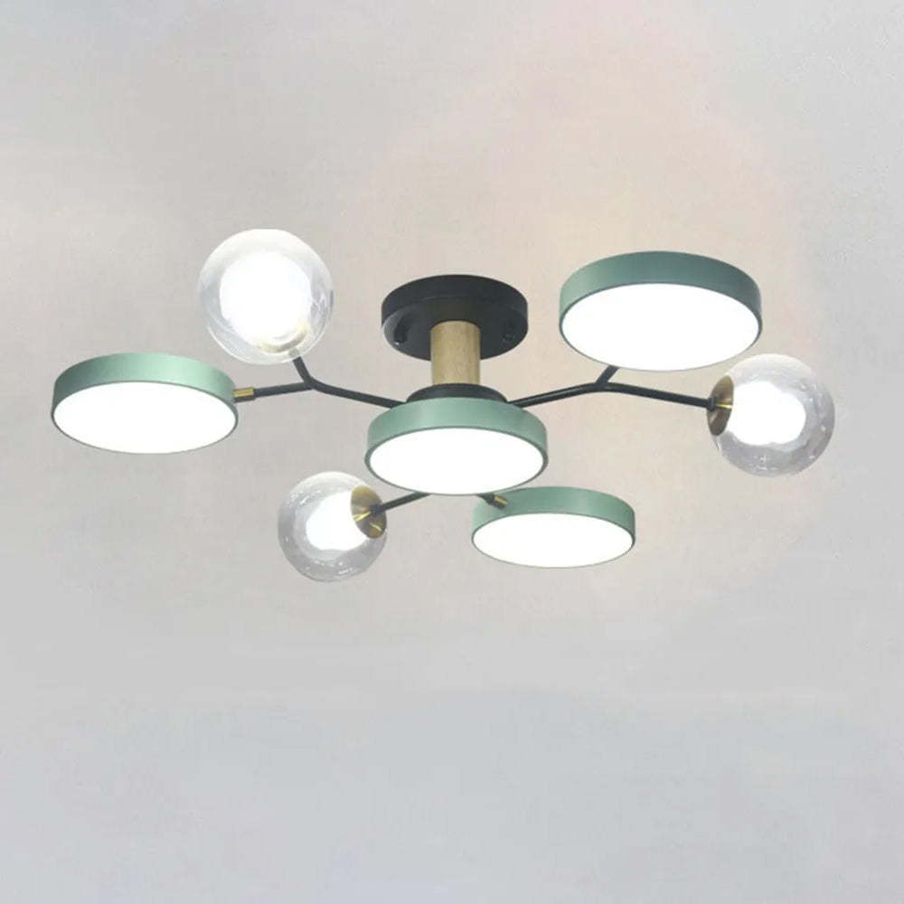Branch Colorful LED Living Room Ceiling Light