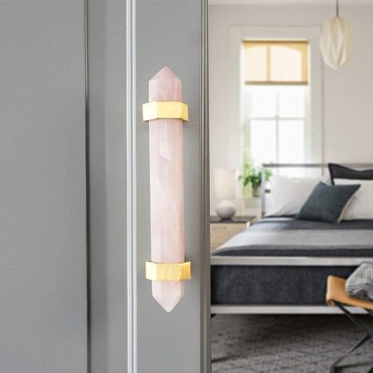  Luxury Natural Crystal Cabinet Handles And Wardrobe T Bar Knobs