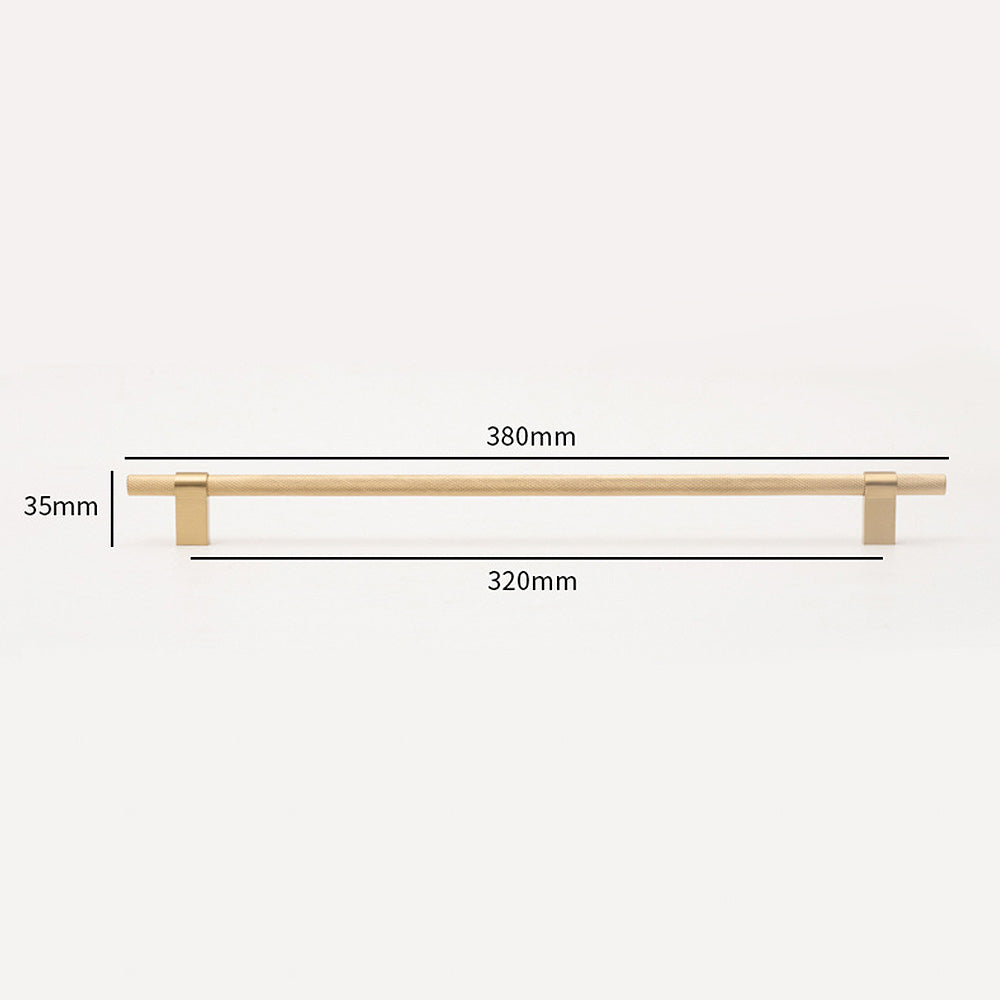 Simple Brass Cabinet Door Handle Black Gold Long Pull