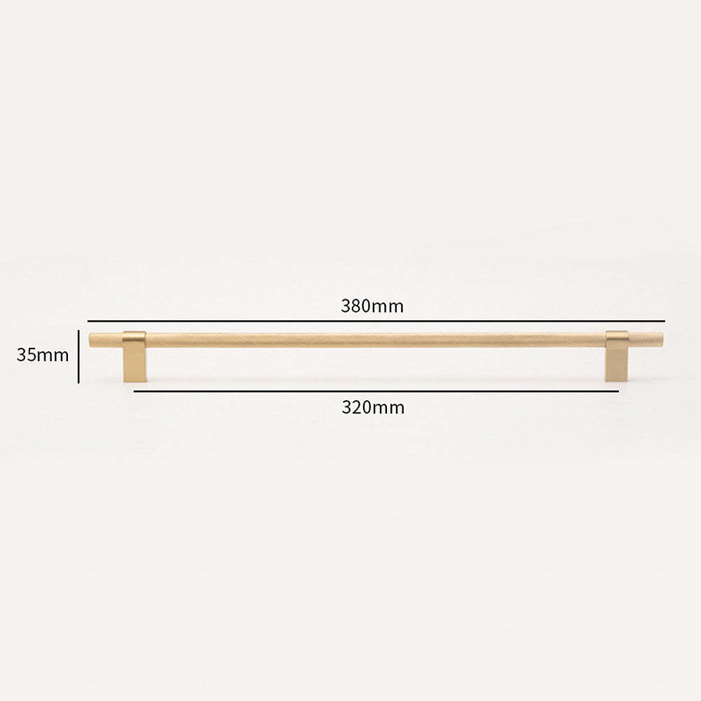 Simple Brass Cabinet Door Handle Black Gold Long Pull