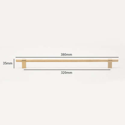 Simple Brass Cabinet Door Handle Black Gold Long Pull