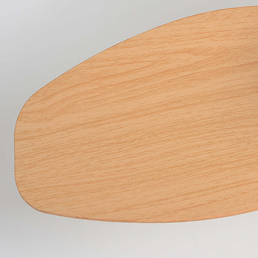 Nordic Simple Stylish Bedroom Flush Ceiling Fan With LED Light -Homdiy