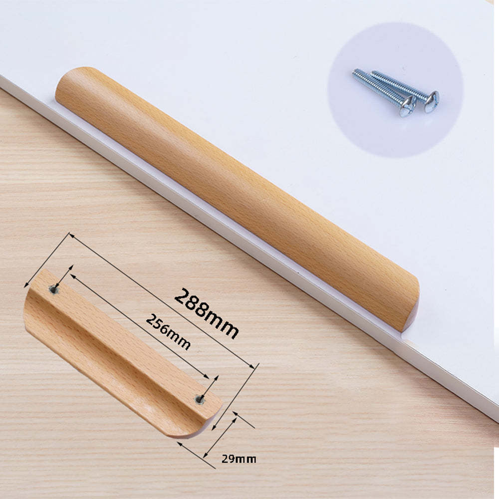 Morden Solid Wood Cabinet Drawer Pulls -Homdiy