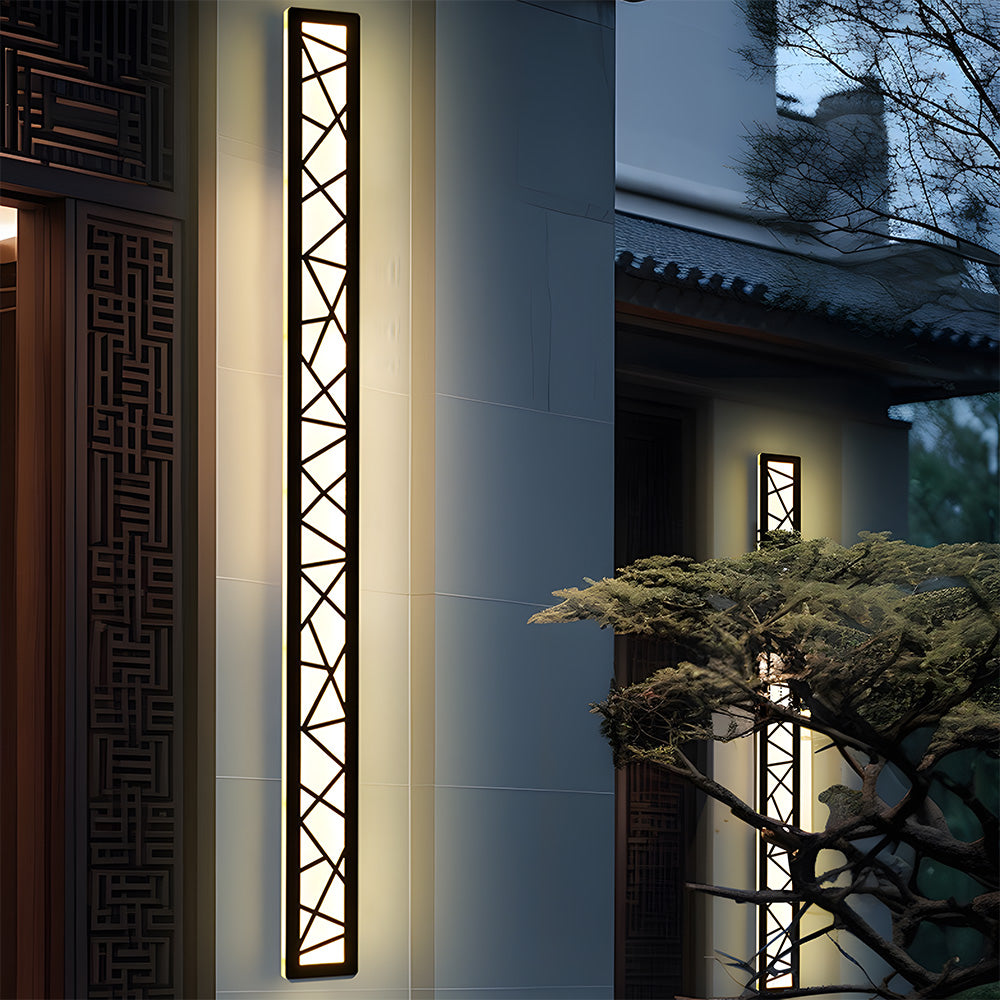 Art Decor Outdoor Waterproof LED Wall Light Sconce IP65