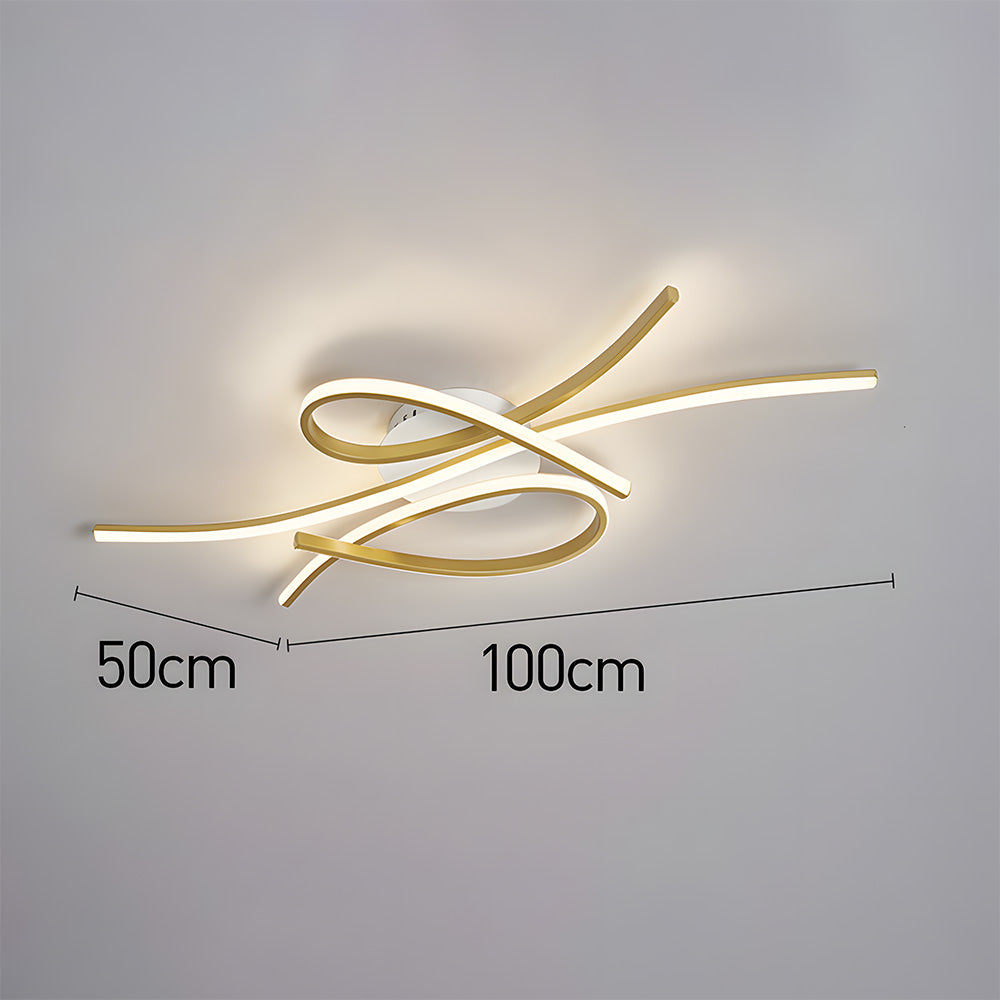 Unique Creative Musical Notes LED Ceiling Lamp
