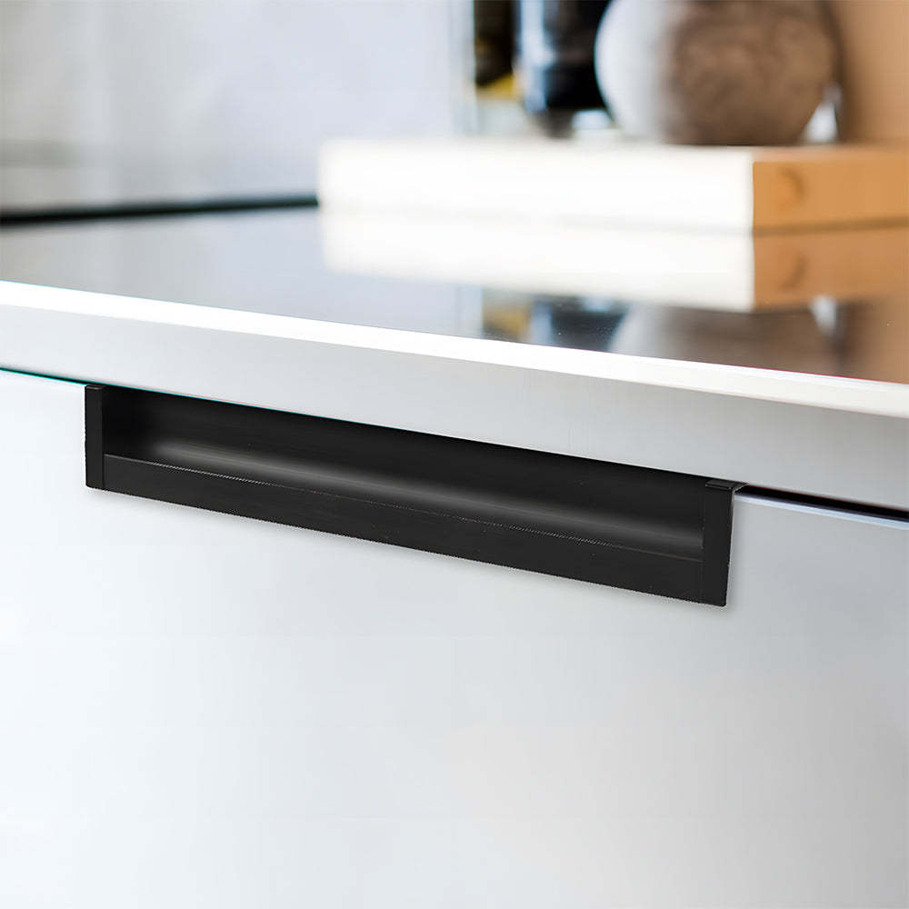 Contemporary Aluminum Alloy Finger Edge Pulls