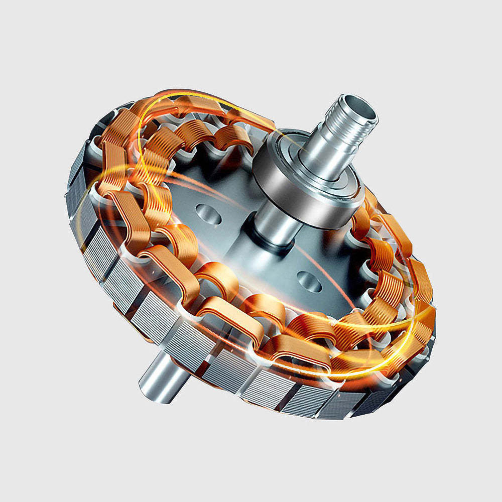 Modern Simple Flush Living Room Ceiling Fan With LED Light And Remote -Homdiy