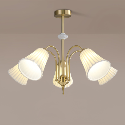 Medieval Ceramic Trumpet Chandelier -Homdiy