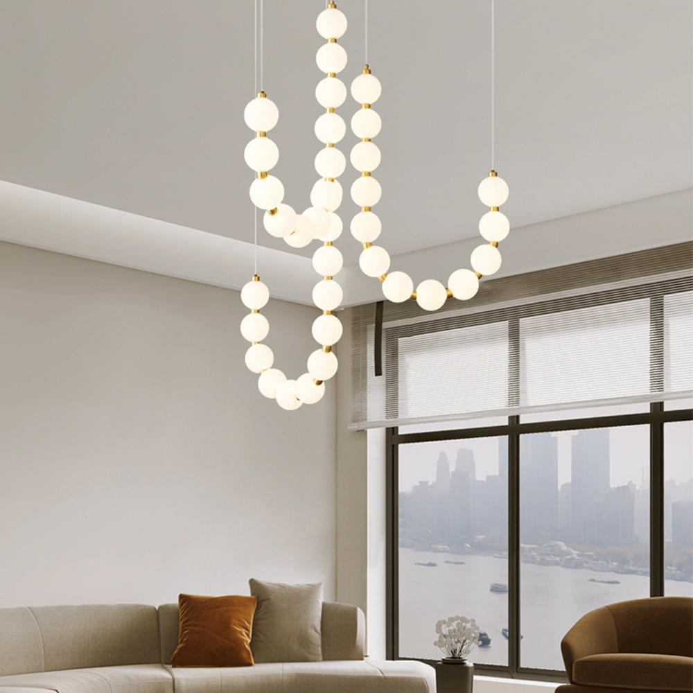Luxury White Necklace Chandelier -Homdiy