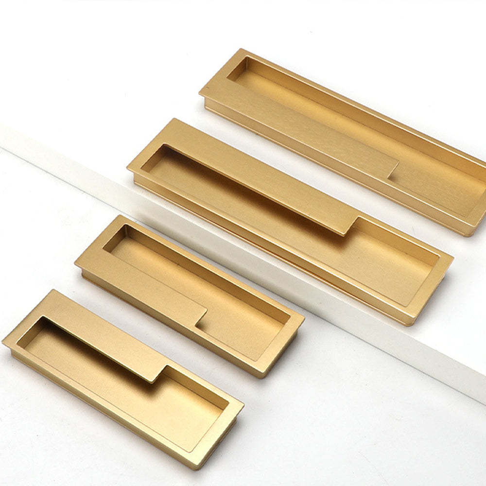 Left Right Hidden Slotted Recessed Handles