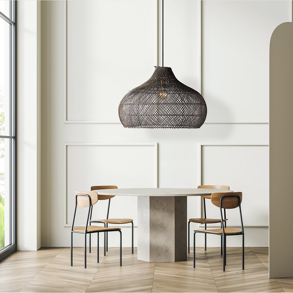 Farmhouse Dome Boho Pendant Light -Homdiy