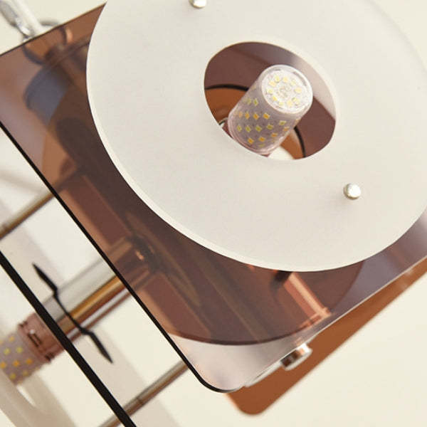 Middle Century Danish Art Glass Pendant Light -Homdiy