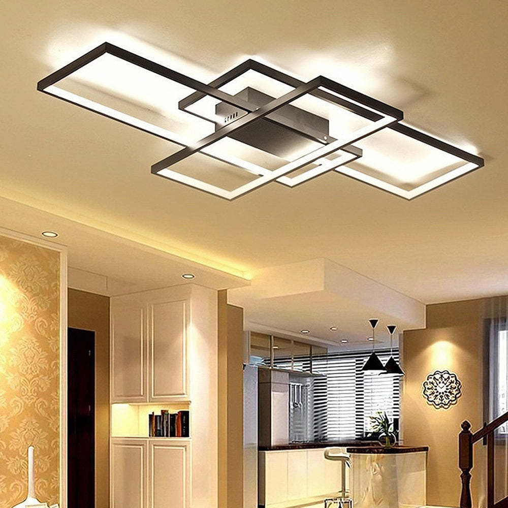 Large Modern Aluminum LED Living Room Ceiling Lights