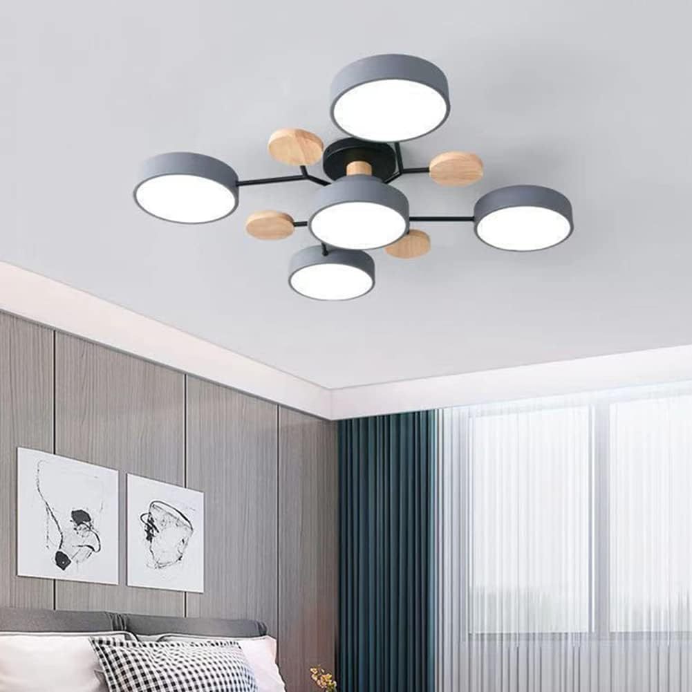 Branched Modern Iron LED Living Room Ceiling Light