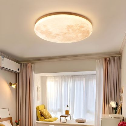 Creative Round Moon LED Ceiling Light