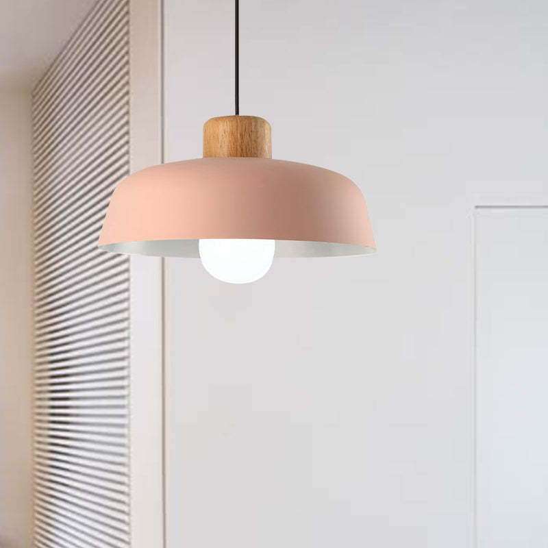 Scandinavian Round Colorful Aluminium Pendant Lamp -Homdiy
