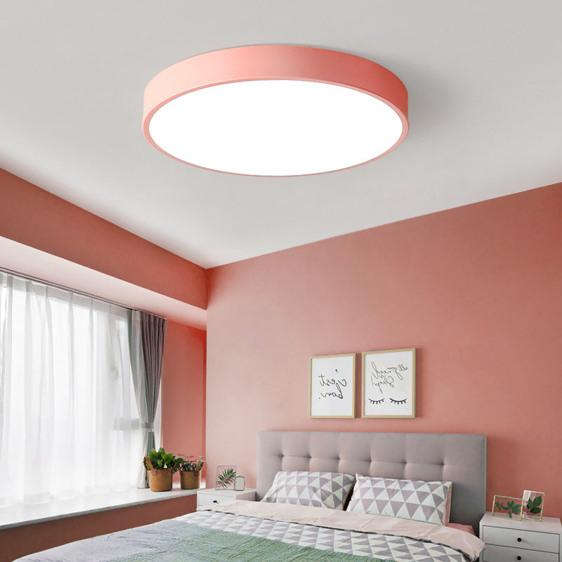 Minimalist LED Ceiling Light - Colorful Living Room Flush Mount