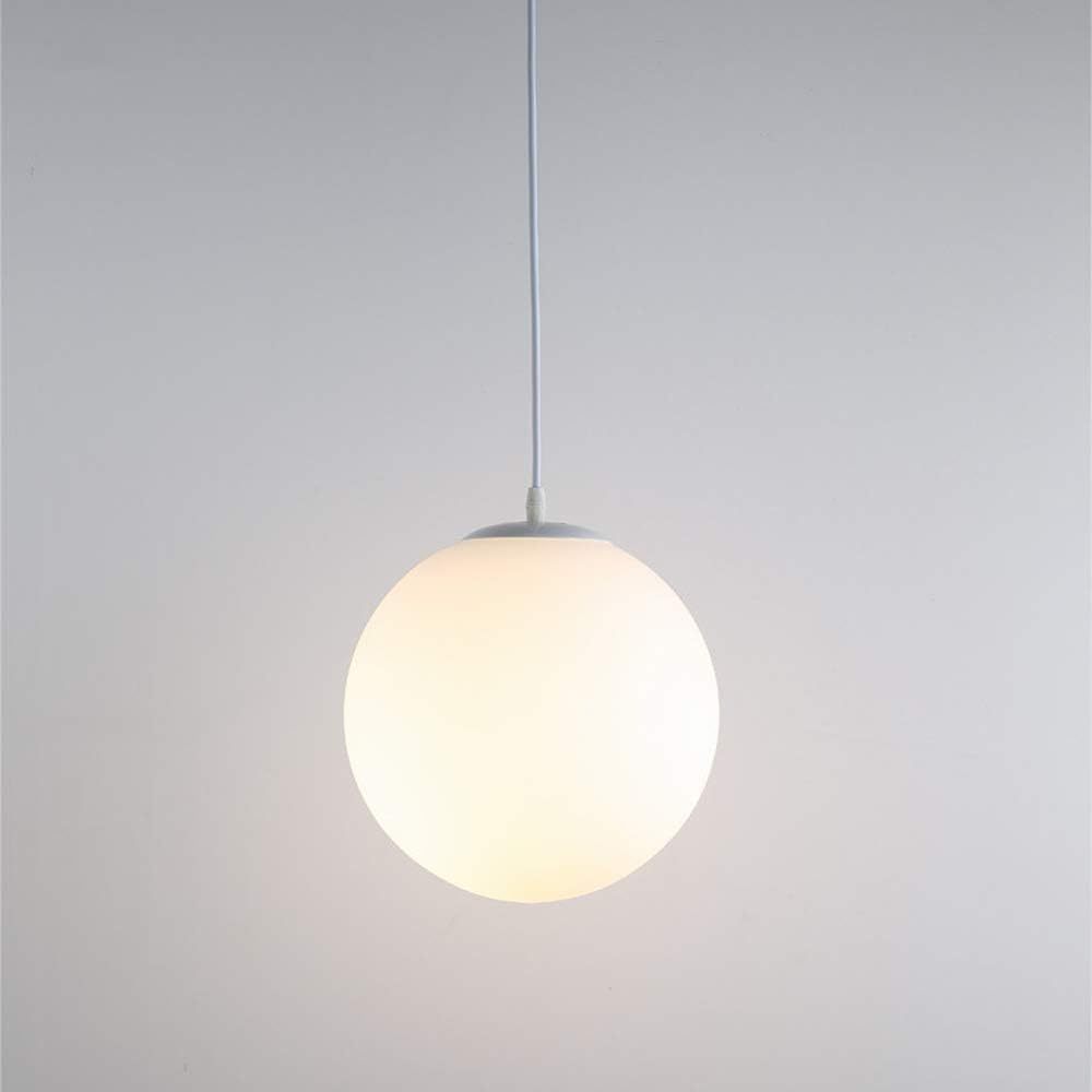 Minimalist Stylish White Ball Pendant Light -Homdiy