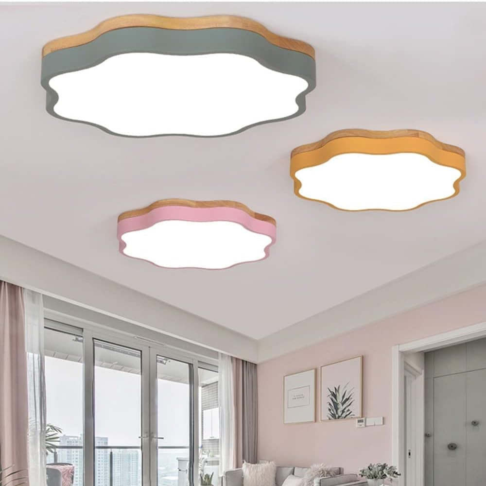 Creative Acrylic Polygon LED Ceiling Light For Bedroom -Homdiy