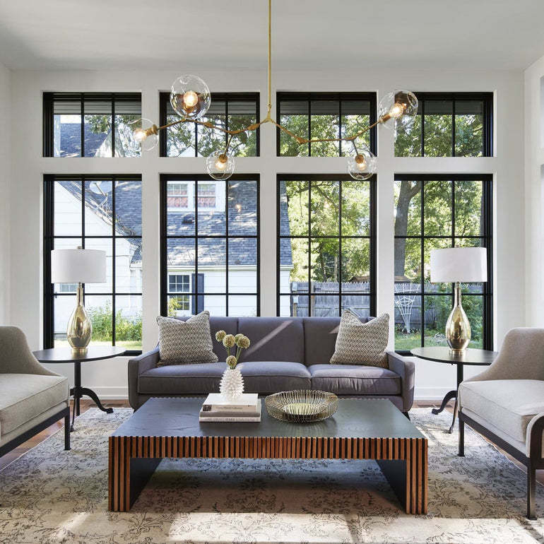 Bifurcation Bubble Glass Sputnik Chandelier -Homdiy