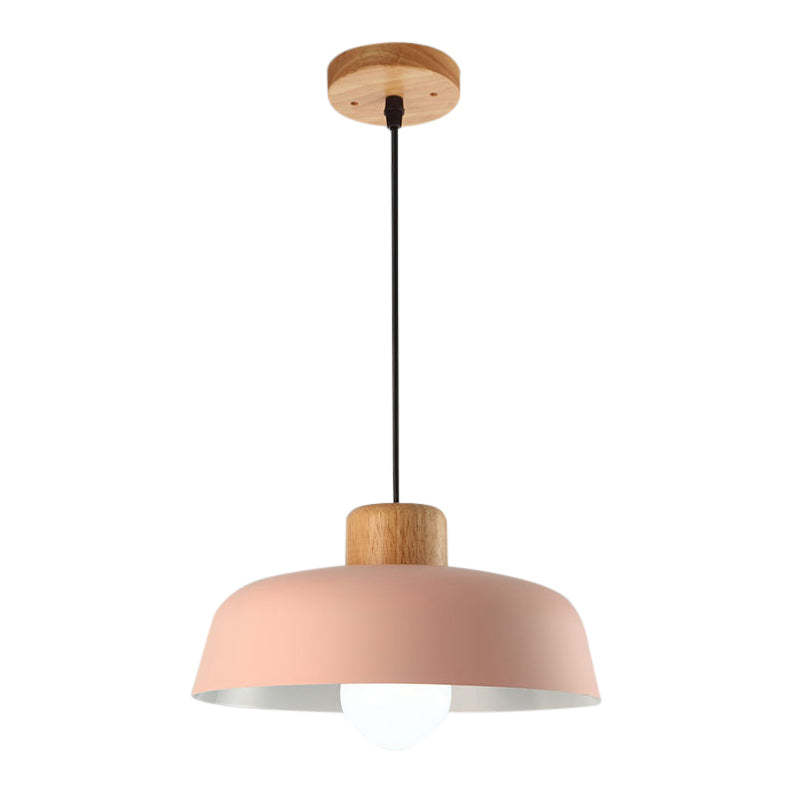 Scandinavian Round Colorful Aluminium Pendant Lamp -Homdiy