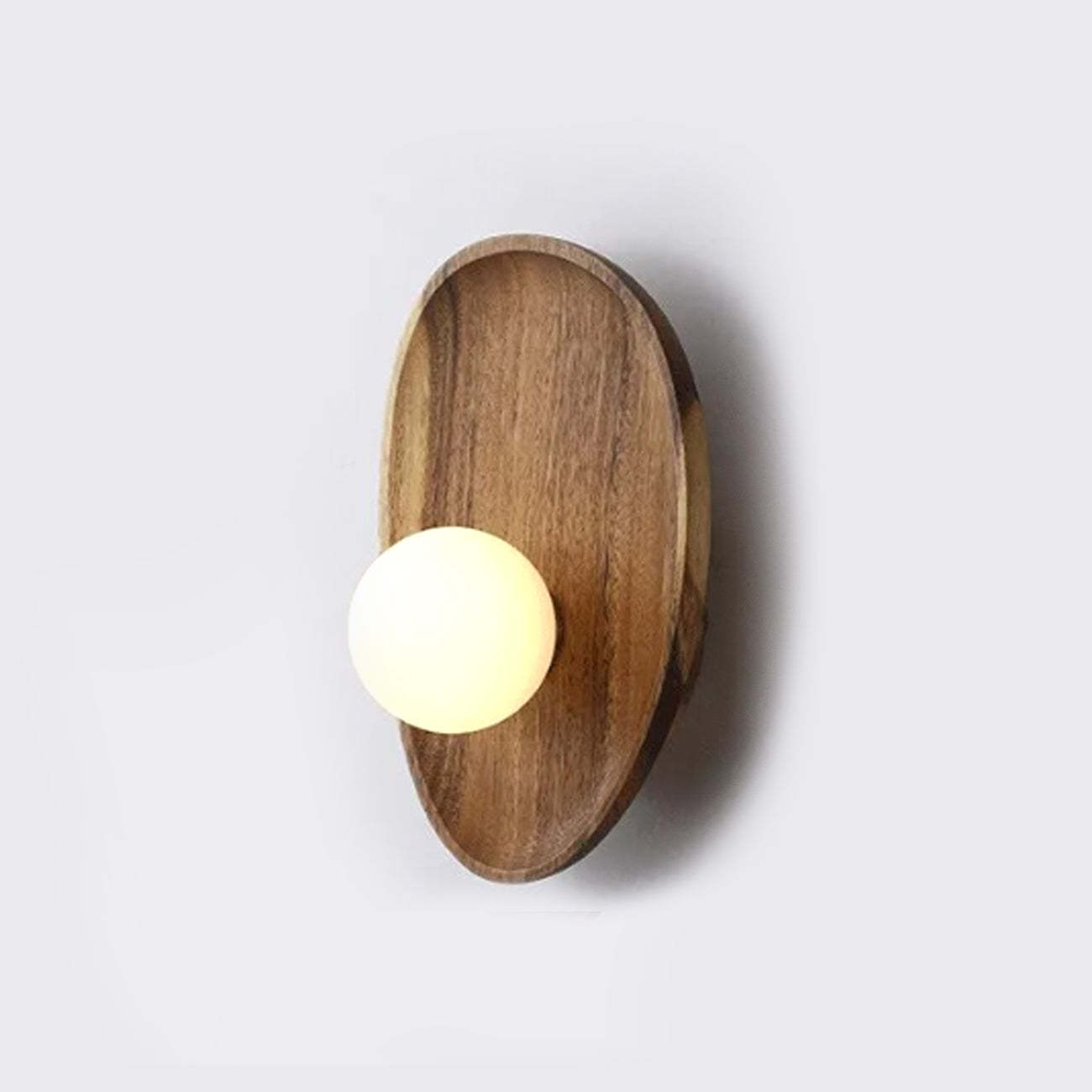 Wabi-sabi Simple Solid Wood Wall Light -Homdiy