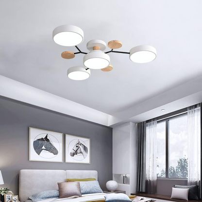 Branched Modern Iron LED Living Room Ceiling Light
