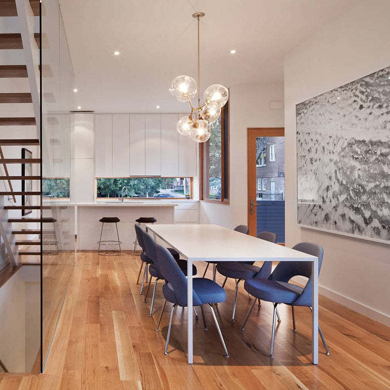 Modern Branching Glass Bubble Chandelier -Homdiy