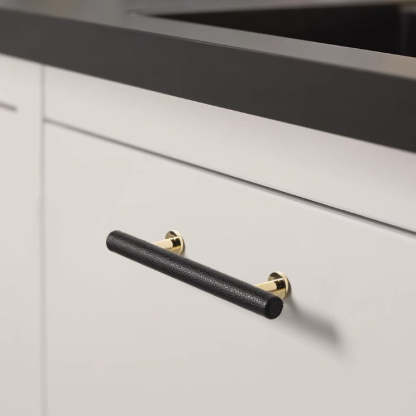 Living Room Leather Cabinet Pulls Decorative Door Knobs | Goldenwarm