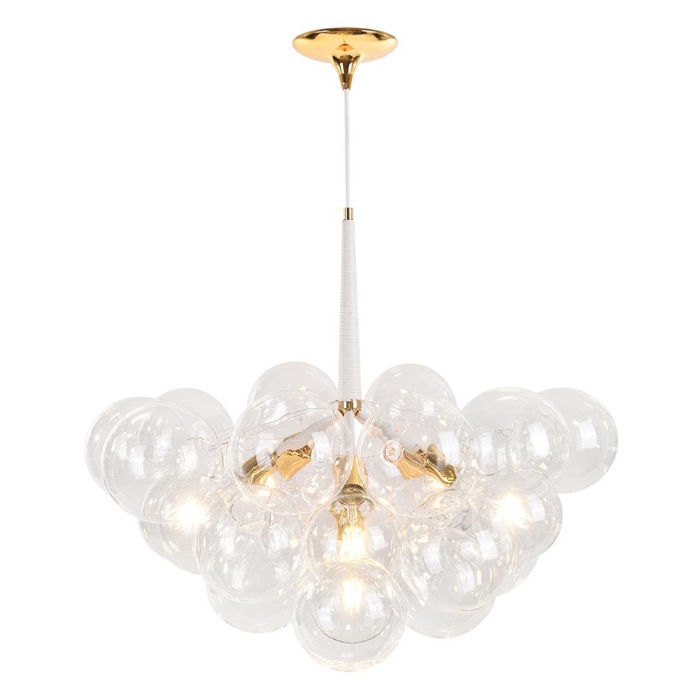 Modern Glass Bubble Chandelier for Living Room -Homdiy