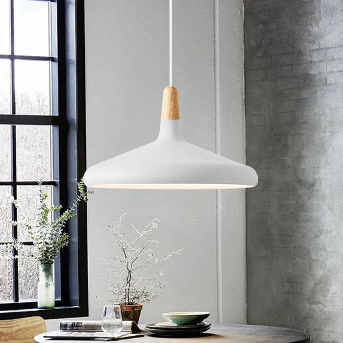 Bauhaus French Macaron Pendant Light |Conical Kitchen Island Lamp