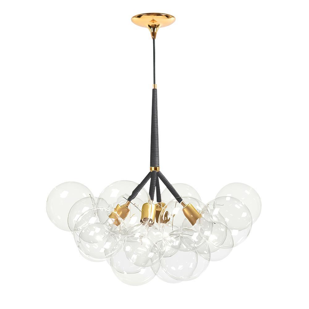 Modern Glass Bubble Chandelier for Living Room -Homdiy