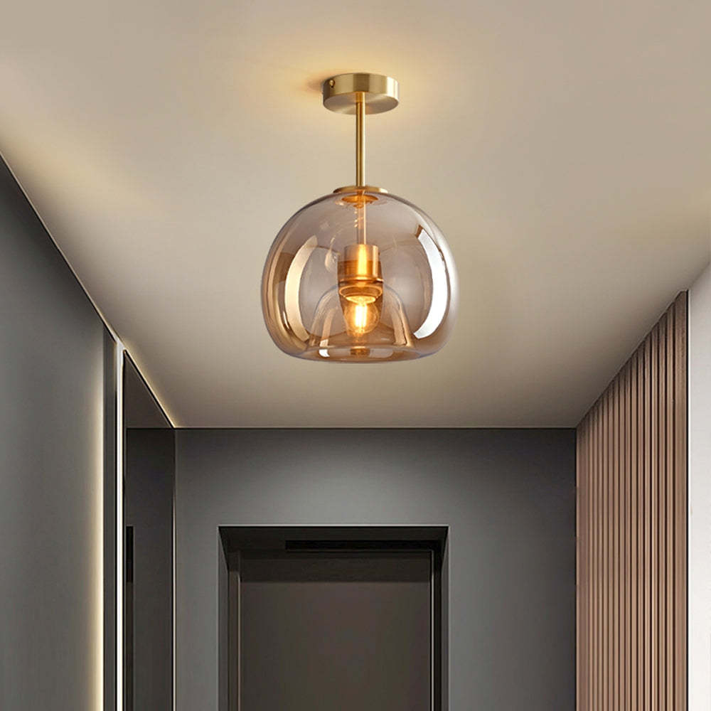 Vintage Bubble Glass Ceiling Light -Homdiy