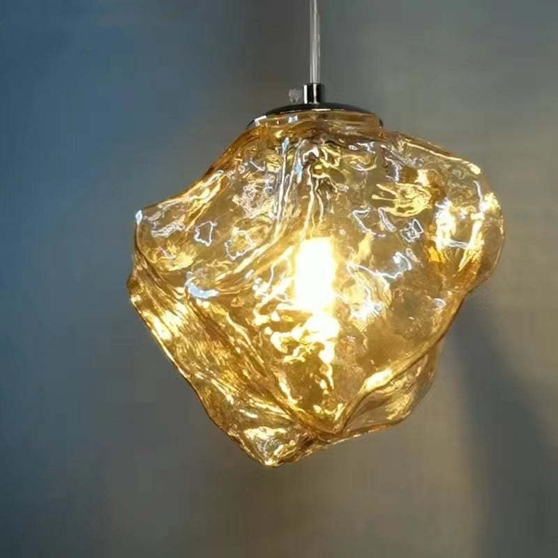 Simple Lava Glass Pendant Hanging Light -Homdiy