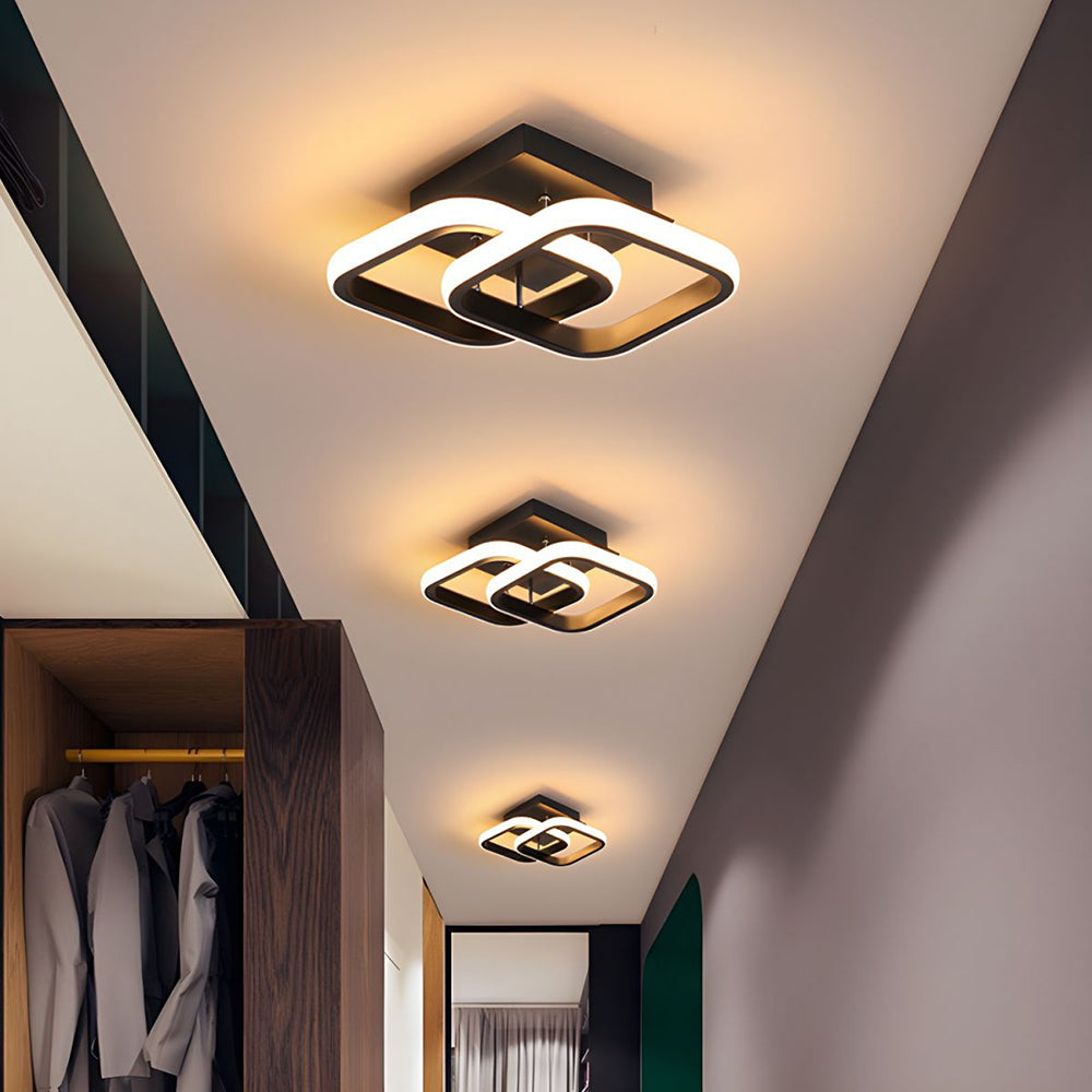 Modern Acrylic LED Hallway Flush Mount Ceiling Light