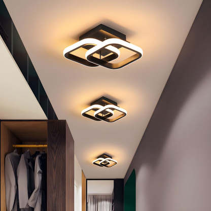 Modern Acrylic LED Hallway Flush Mount Ceiling Light