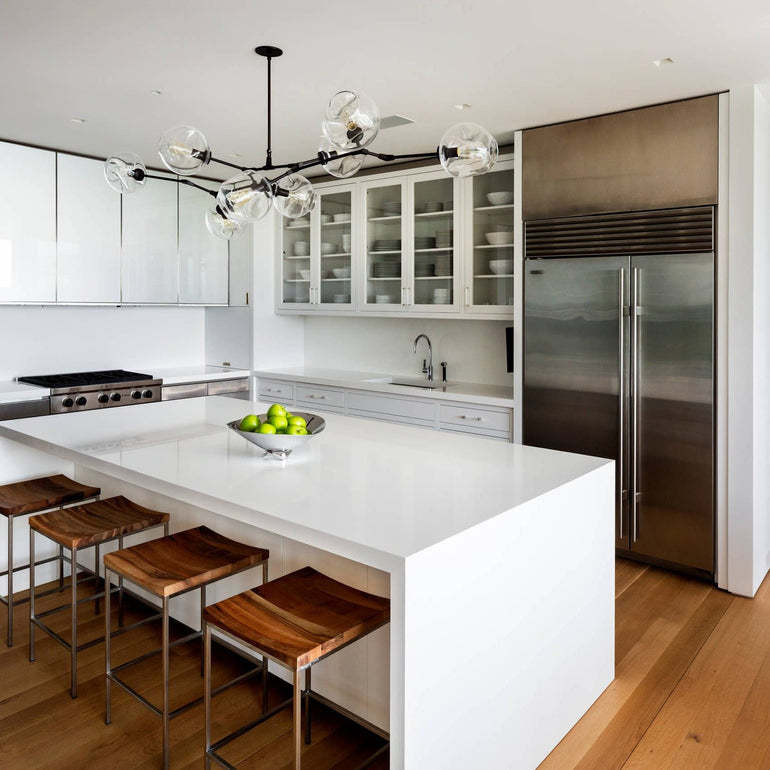 Modern Branching Glass Bubble Chandelier -Homdiy