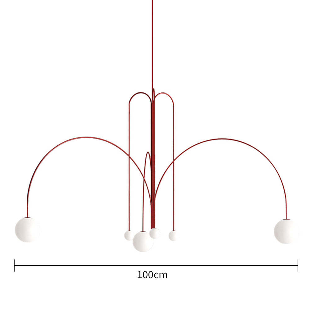 Modern Gran Finale Suspension Chandeliers Long Line Type Metal Light Fixture -Homdiy