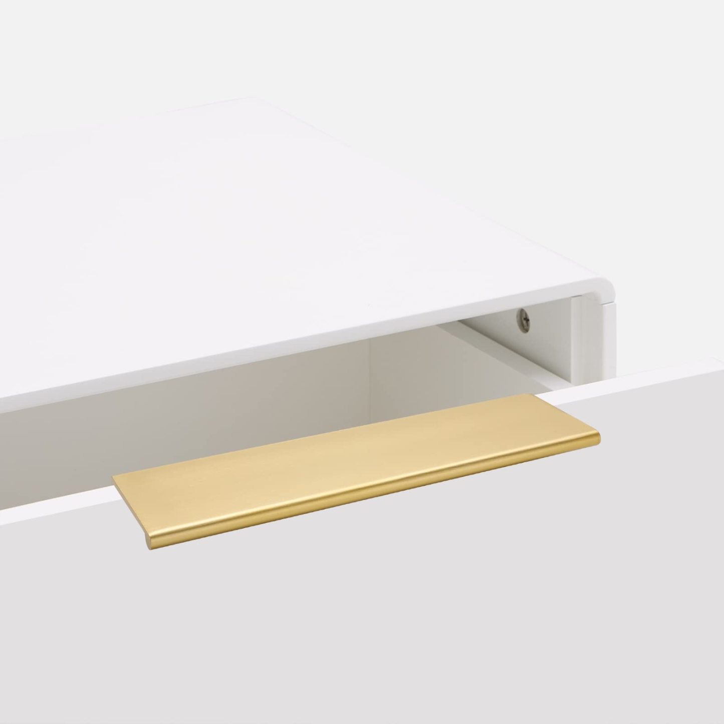 Black Kitchen Cabinet Finger Edge Drawer Pulls -Homdiy