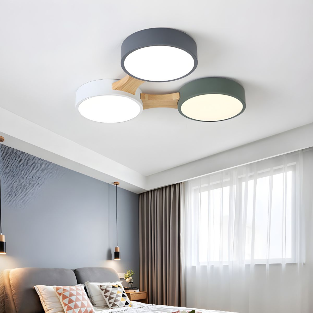 Minimalist Round Bedroom LED Ceiling Light