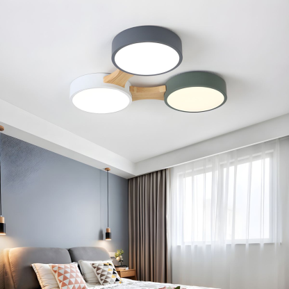 Minimalist Round Bedroom LED Ceiling Light