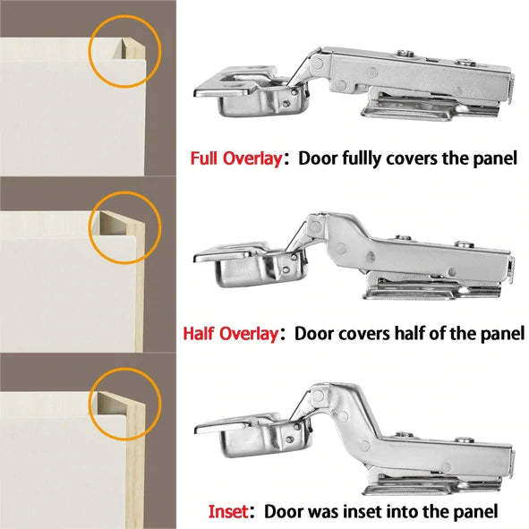 European Style Soft Closing Hings Hidden Concealed 165 Degree Corner Kitchen Cabinet Door Hinges -Homdiy