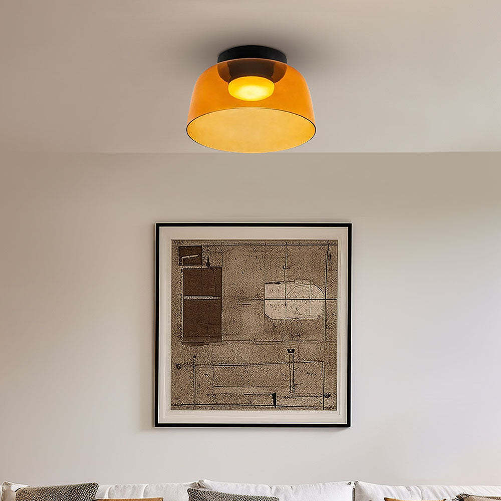 Nordic Designer Creative Personality Medieval Glass Ceiling Lamp -Homdiy