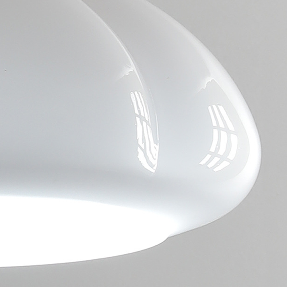 Vintage Pumpkin Glass Pendant Hanging Lamp -Homdiy