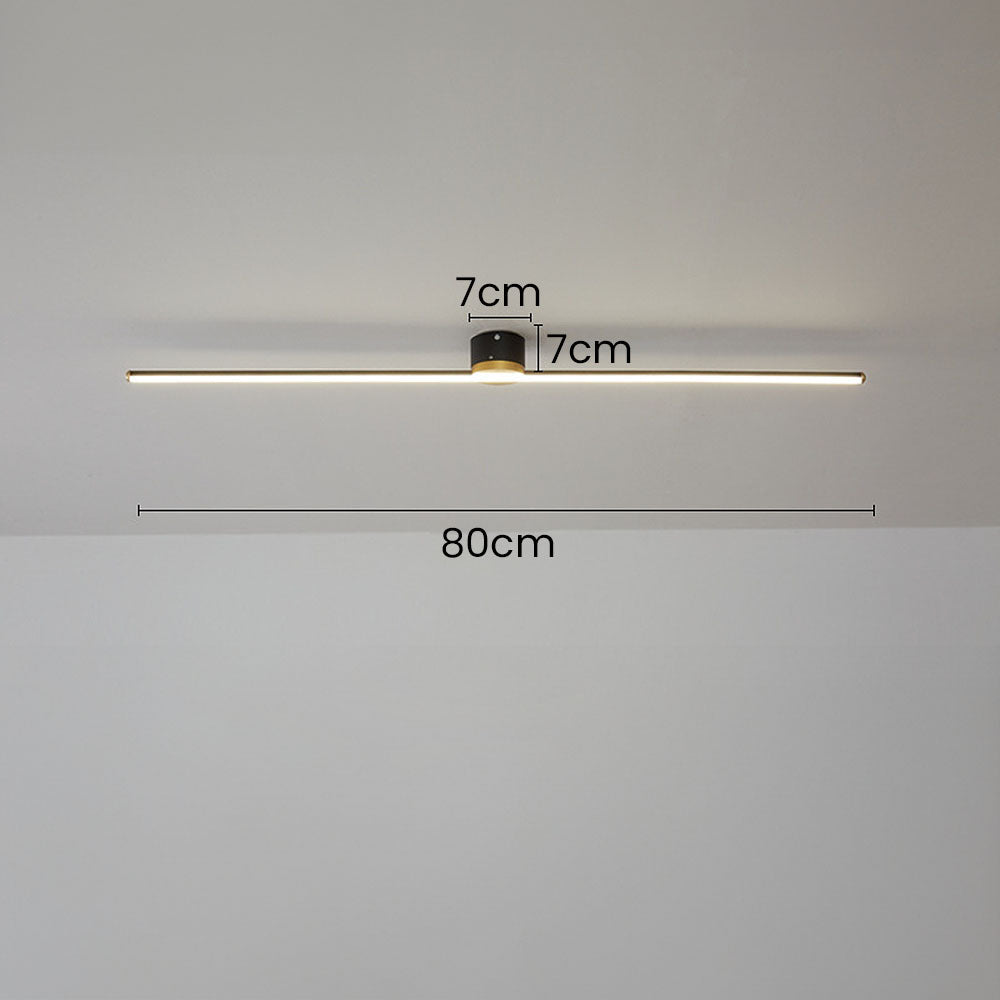 Modern LED Simple Long Strip Ceiling Lamp For Living Room -Homdiy