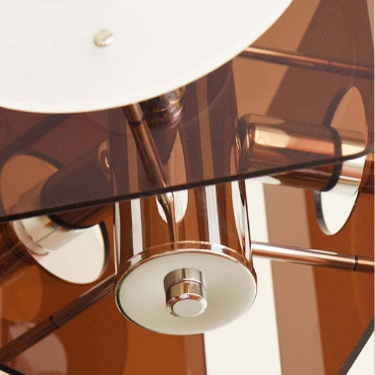 Middle Century Danish Art Glass Pendant Light -Homdiy