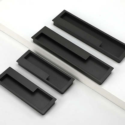 Left Right Hidden Slotted Recessed Handles